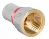 ZŁĄCZKA MUFOWA ZAPRASOWYWANA PEX ALUPEX FI 32x1 GW MOCNY MOSIĄDZ DIAMOND FZZ-002.1X32.ZŁ-DZ